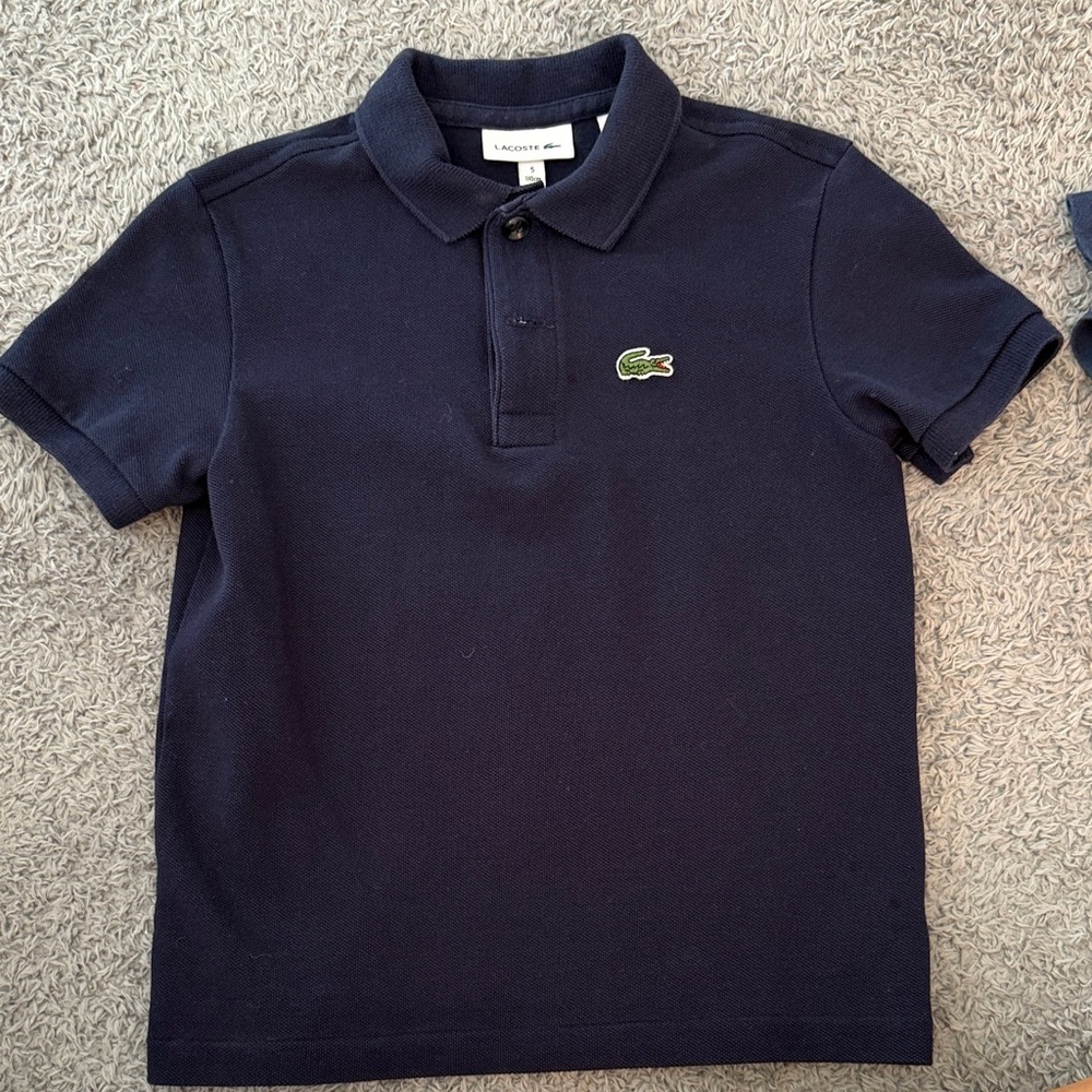 Lacoste Kids Dark Blue Polo Shirt